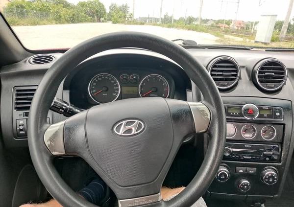 Hyundai Coupe cena 17500 przebieg: 280790, rok produkcji 2007 z Dobrzany małe 191